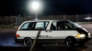 Toyota Previa Mini Van Drifting  Firebird Raceway Drift amp Drag 9212012 [upl. by Perni320]