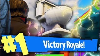 FORTNITE VITTORIA REALE VENERANDO IL CESSO SACRO [upl. by Hulda]