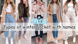 Different types of jacket with names for girls womenWinter jacket for girls women with namesWinter [upl. by Zullo885]