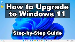 How to Upgrade to Windows 11 from Windows 10 [upl. by Aikemot]