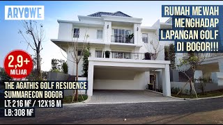 Review Rumah Summarecon Bogor Agathis Golf 3 Lantai Kolam Renang View Lapangan Golf Part 24 [upl. by Nair]