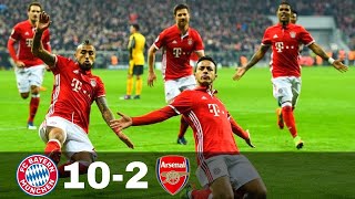 Arsenal vs Bayern Munich 102agg  201617 All Goals amp TIKHD Highlights [upl. by Tuorah]