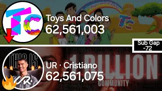 UR · Cristiano Passover Toys And Colors in subscribers  YT Battles stream moment [upl. by Gurolinick]