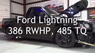 Ford Lightning 386 RWHP 485 TQ 60 TQ with SeriousHP dyno tune [upl. by Crespi]