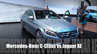 MercedesBenz CClass 2015 vs Jaguar XE 2015 [upl. by Belvia]