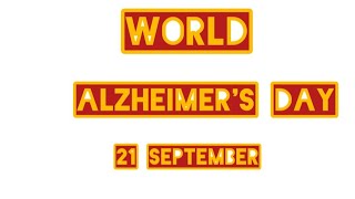 world Alzheimers Day 2024  Know Dementia Know Alzheimer  21 September 2024 [upl. by Htebiram115]