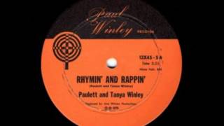 Paulett amp Tanya Winley  Rhymin And Rappin 1979 [upl. by Sauer]