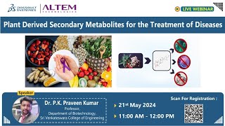 Plant Derived Secondary Metabolites for the Treatment of Diseases [upl. by Reyaht]