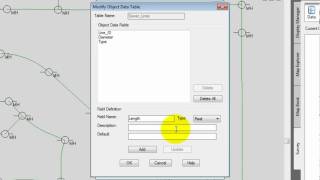 AutoCAD Map 3D 2011  Modify an Object Data Table [upl. by Charyl]