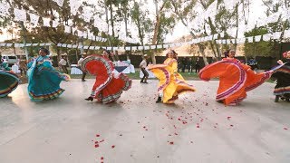 Ballet Folklorico Cuahtli 16 de Septiembre during Juan and Catherines Wedding [upl. by Yenahs]