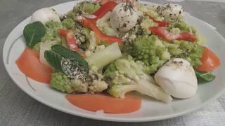 SALADE DE CHOUXFLEURS CUSINE MALIYA سلطة الشوفلور  القرنبيط [upl. by Josie]