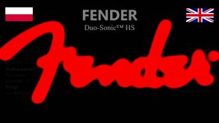 Fender Duo Sonic™ HS [upl. by Neeruan]