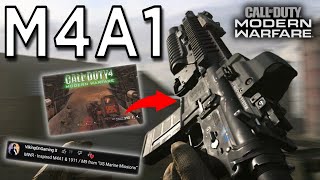 Recreate the M4A1 from CoD 4 MW quotShock amp Awequot Mission on Modern Warfare 2019 PS5 Gameplay [upl. by Reinold]