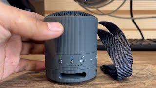 The BEST tiny portable bluetooth speaker I ever bought  Sony SRSXB100 [upl. by Naitsyrk]