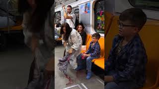 Subway Acts A Heartwarming Gesture shorts [upl. by Asital]