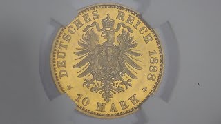 Goldmünzen beim Grading  Krügerrand und Kaiserreich Gold Raritäten unter der Lupe [upl. by Mavis]