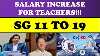 SALARY INCREASE FOR TEACHERS SG 11 TO 19 wildtvoregsalaryincreaseforteachers deped [upl. by Reibaj]