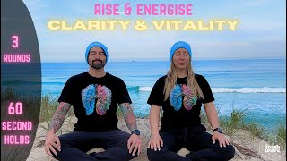 Rise amp Energise 2 Techniques for Clarity amp Vitality  Morning Breathwork Routine [upl. by Eillom106]