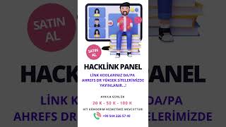 Hacklink Panel [upl. by Kristo]