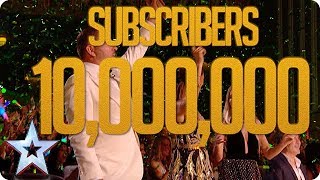 10000000 Subscribers  Britains Got Talent [upl. by Yordan]