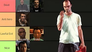 How Evil is Every GTA Protagonist  Ranking [upl. by Eltotsira429]