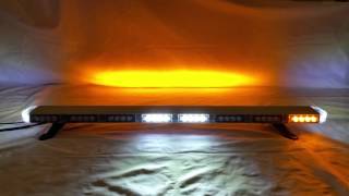 47quot LED Amber Light Bar with BRAKETURN SIGNAL Lights [upl. by Sallyanne119]