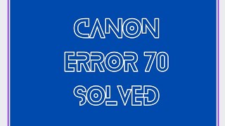 Error 70 easily solved in canon problem solved easy camera goviral photography foryou nepal [upl. by Oiuqise]