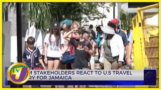 Tourism Stakeholders React to US Travel Advisory for Jamaica  TVJ News [upl. by Rochester]