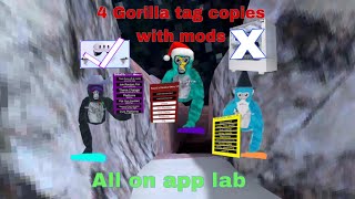 4 Gorilla Tag Copies With Mods on Applab [upl. by Ycnaf812]