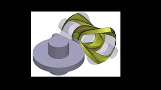 globoidal cam cut solidworks macro [upl. by Rotow]