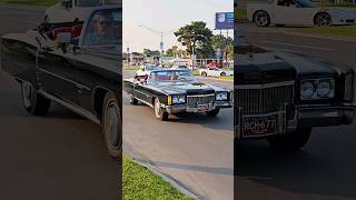 1971 Cadillac Eldorado Convertible Classic Car Drive By Woodward Dream Cruise 2024 [upl. by Narda460]