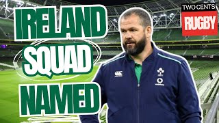 Ireland Squad Named  2 Uncapped Players  2024 November Tests [upl. by Stearn]