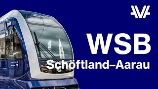 Komplette Führerstandsfahrt Schöftland–Aarau WSB [upl. by Liatris]