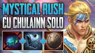 MYSTICAL RUSH Cu Chulainn Solo Gameplay SMITE Ranked Conquest [upl. by Aneen]