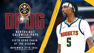 Kentavious CaldwellPope Earns Another DPOG Chain ⛓ [upl. by Aninat]