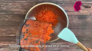 Salade de carottes râpées à la vinaigrette citrondijon [upl. by Witte]