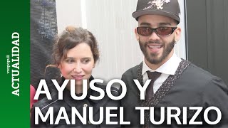 Ayuso una fan más de Manuel Turizo [upl. by Aerdnas]