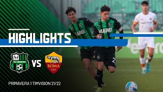 Primavera 1 TIMVision  SassuoloRoma 11  Highlights [upl. by Whitney]