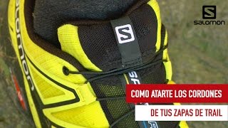 Como atarse con seguridad los cordones de unas zapatillas de trail [upl. by Atekin]