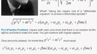 L3 The Dirac Equation [upl. by Harad]