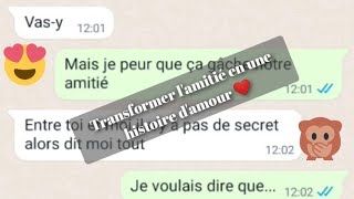 COMMENT DRAGUER UNE FILLE AMIE SUR WHATSAPP  transformer lamitié en une histoire damour ❤️ [upl. by Silva]