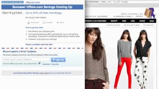 Bloomingdales Coupon Code  How to use Promo Codes and Coupons for Bloomingdalescom [upl. by Christensen]