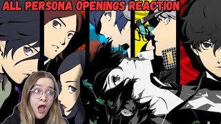 WHAT IS PERSONA  First time reaction to ALL of the Persona Openings 19962024 [upl. by Haodnanehs429]