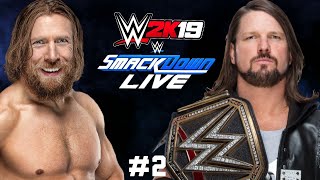 WWE 2k19 Universe Mode  Episode 2  Smackdown [upl. by Kiele230]