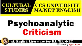 Psychoanalytic Criticism  Psychoanalytic Theory  Psychoanalytic criticism in English Literature [upl. by Outhe]