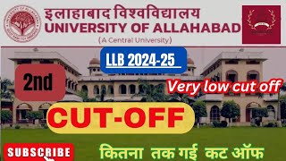 Allahabad University LLB second cutoff [upl. by Nesiaj944]