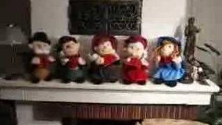 Singing Christmas Dolls quotWe Wish You a Merry Christmasquot [upl. by Everard]