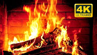 🔥 Cozy Fireplace 4K 12 HOURS Fireplace with Crackling Fire Sounds Crackling Fireplace 4K [upl. by Ellednahs427]