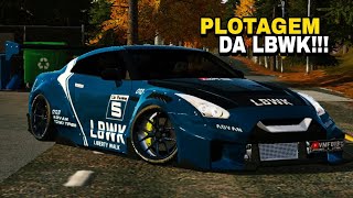 PLOTAGEM PARA GTR R35 DA LBWK CAR PARKING MULTIPLAYER [upl. by Ahsinam384]