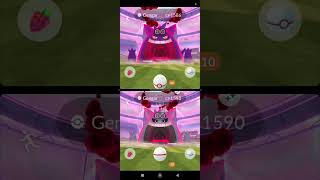 11224 Gigantamax Gengar in Pokemon Go gigantamax pokemongo pokemon Gengar [upl. by Ahsyas]